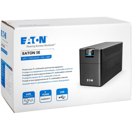 ДБЖ Eaton 5E 2200 USB IEC G2, 2200VA/1200W, USB, 6xIEC - Зображення 4