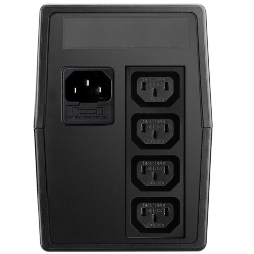 ДБЖ FSP FP600, 600ВА/360Вт, Line-Int, CE, IEC*4+USB+USB cable, Black - Зображення 3