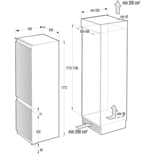 Холодильник Gorenje NRKI418EP1 - Зображення 3