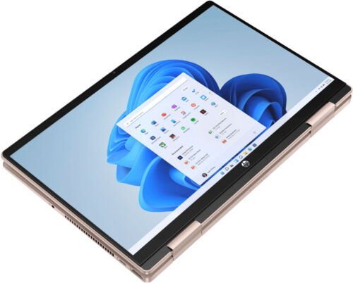 HP Pavilionx360 14-ek2018ua 14"FHD IPS Ts,300n/Core3-100U(4.7)/8Gb/SSD512Gb/IntlGr/W11H6/Золотисто-р - Зображення 7