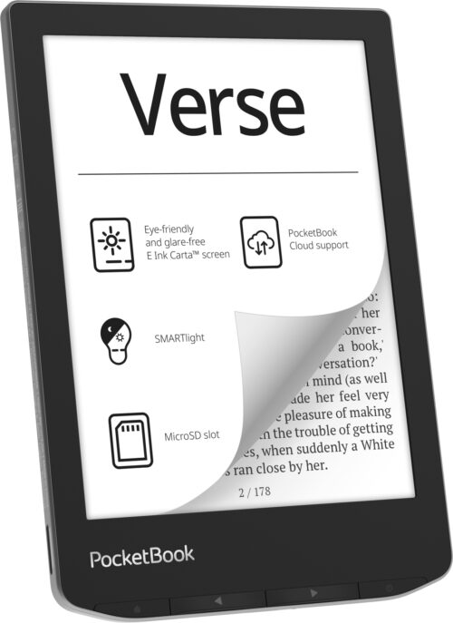 Електронна книжка PocketBook Verse (PB629) Mist Grey - Зображення 2