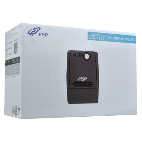ДБЖ FSP FP800, 800ВА/480Вт, Line-Int, IECx4, AVR , Black - Зображення 4