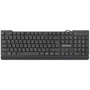 Клавіатура Defender Element HB-190 UA, 104кн., повнорозмірна, чорна