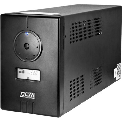 ДБЖ Powercom INF-500AP, 500ВА/300Вт, розетка EURO*2шт (Schuko), AVR, USB - Зображення 3