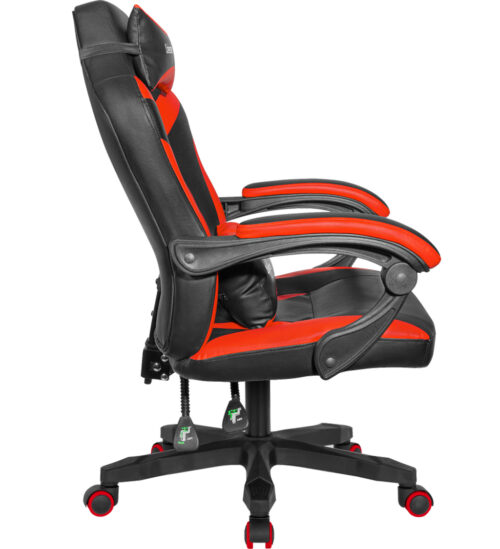 Крісло ігрове Defender Master поліуретан, 50мм, Клас 4, Black/Red - Зображення 3