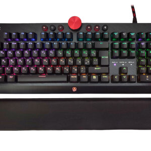 Клавіатура ігрова механічна AOC AGK700 Gaming RGB USB (Cherry Red Switch) підставка