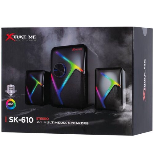 Акустична система 2.1 XTRIKE ME SK-610, 11Вт LED USB - Зображення 4