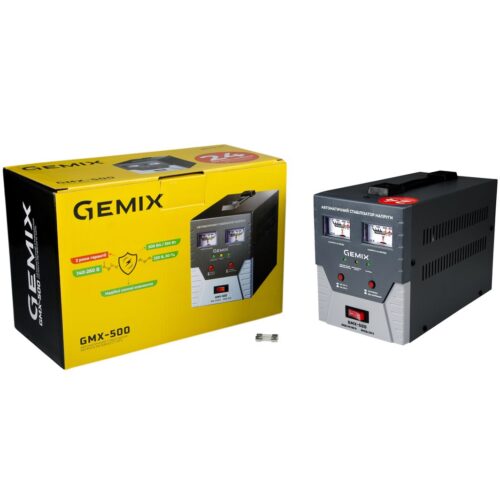 Стабілізатор напруги Gemix GMX-500, 500ВА/350Вт - Зображення 4
