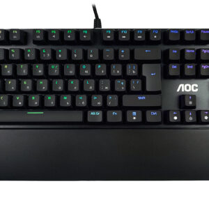 Клавіатура ігрова механічна AOC GK500 Gaming RGB USB (Outemu Red Switch)