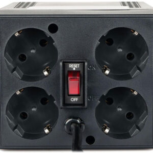 Стабілізатор напруги PowerCom TCA-2000 чорний