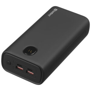 УМБ Sandberg PD 30000 mAh 20W 1,7A QC3.0, UPS mode, 2хUSB, Type-C OUT, ліхтарик