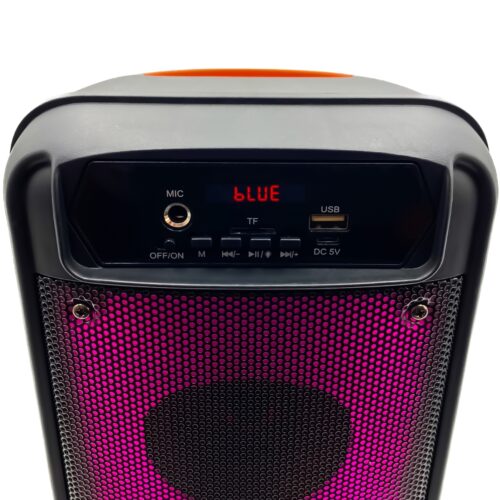 Акустична система 1.0 Media-Tech 14W, Bluetooth/FM/AUX/MicroSD/USB/RGB чорна - Зображення 9