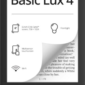 Електронна книжка PocketBook Basic Lux 4 (PB618), Black