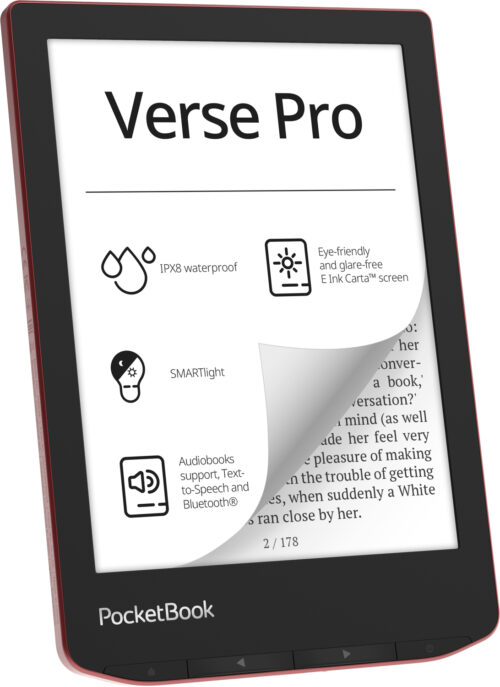 Електронна книжка PocketBook Verse Pro (PB634) Passion Red - Зображення 2