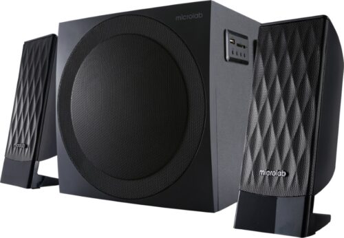 Акустична система 2.1 Microlab M-300U, USB/SD/FМ, чорна