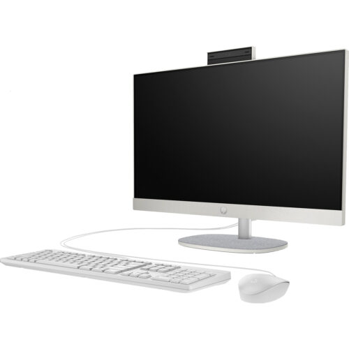 Моноблок 23.8" HP 24-cr0004ua AiO Ryzen 3 7320U/8Gb/SSD512Gb/Cam/KBD/WiFi/DOS/Shell White - Зображення 3