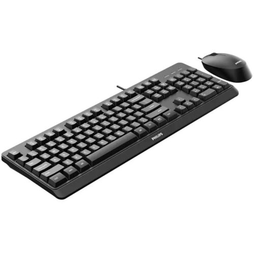 Комплект дротовий Philips 6207 (клавіатура + мишка) UA чорний - Зображення 2