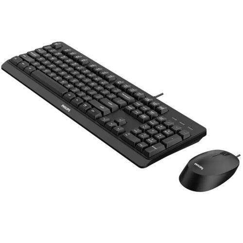 Комплект дротовий Philips 6207 (клавіатура + мишка) UA чорний - Зображення 3