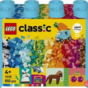 Блоковий конструктор LEGO Яскрава креативна коробка з цегли (11038)