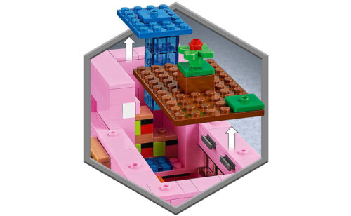 Блоковий конструктор LEGO Будинок-свиня (21170) - Зображення 4