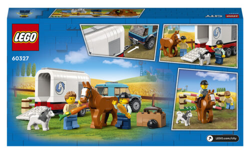 Блоковий конструктор LEGO City Фургон для коней (60327) - Зображення 6