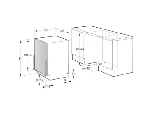 Посудомийна машина Gorenje GV520E10 - Зображення 6